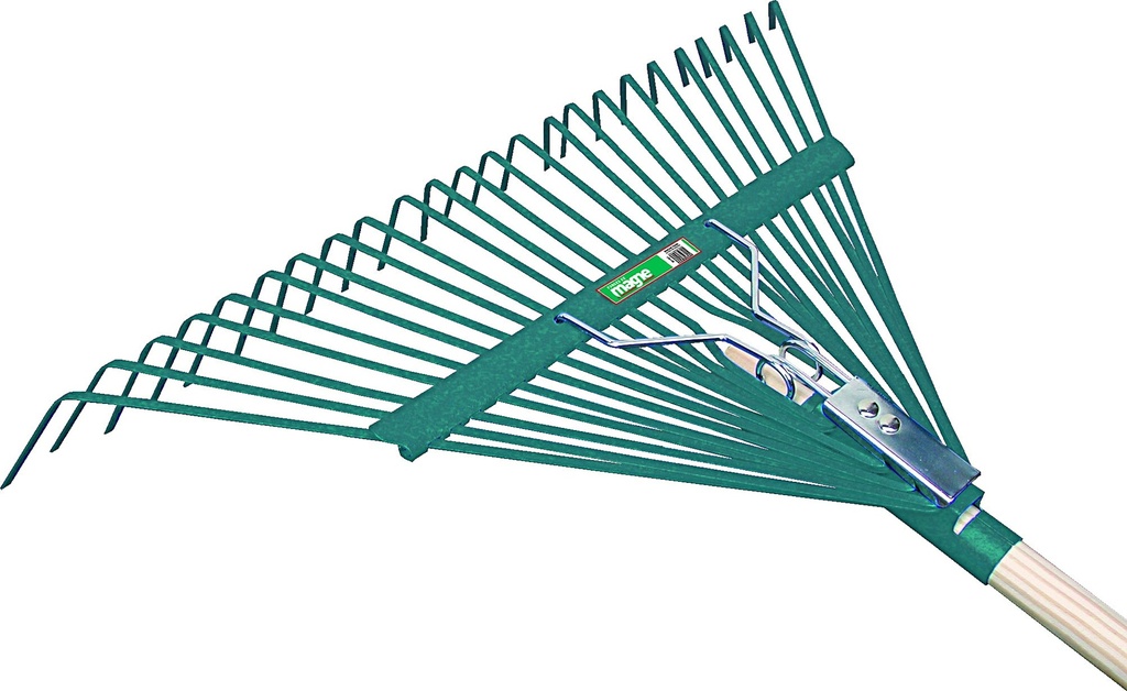 BALAI A FEUILLES PROFESSIONNEL 66CM AVEC MANCHE