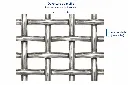 Schéma technique de maille métallique en acier inoxydable.webp