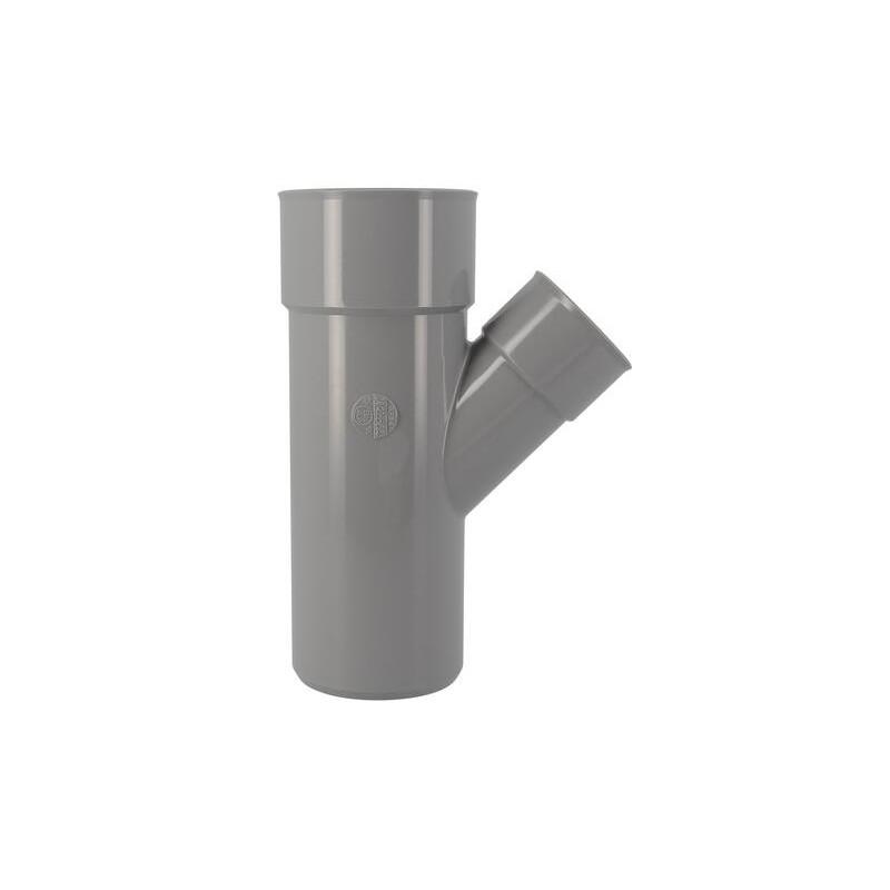 TE PVC REDUIT 45° EVACUATION MF A COLLER