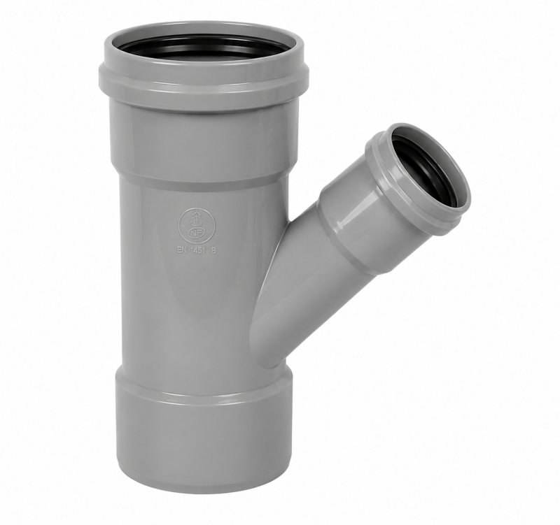 [CUL45RFF160-125] CULOTTE PVC REDUITE 45° EVACUATION FF A COLLER (CULOTTE PVC REDUITE 45° EVACUATION FF A COLLER — 110)