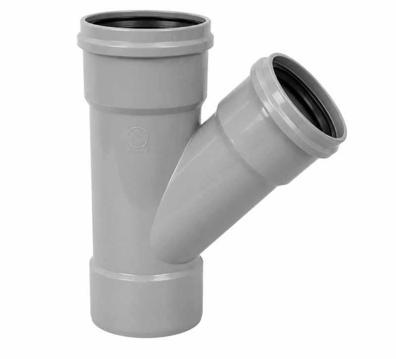 [PVC45CULMF-110] CULOTTE PVC EGALE 45°  EVACUATION A COLLER MF (CULOTTE PVC 45° A COLLER MALE FEMELLE — 110)