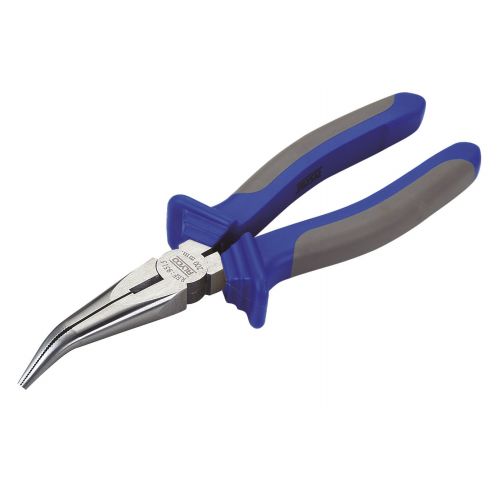 [AZT36726-Ø 200] PINCE À BOUCHE DEMI-RONDE COURBE AVEC COUPE