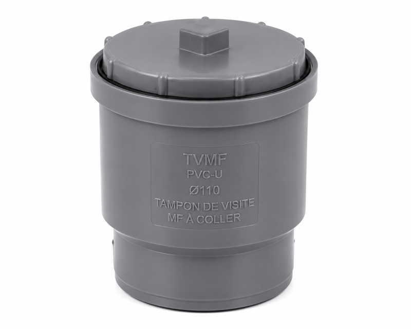 TAMPON DE VISITE PVC MF A COLLER ( TVMF )