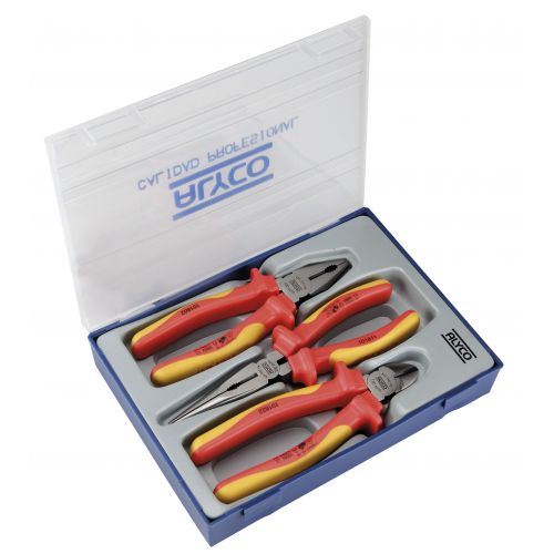 [AZT36748] JEU DE PINCES ISOLÉES VDE EN BOÎTE PLASTIQUE ALYCO