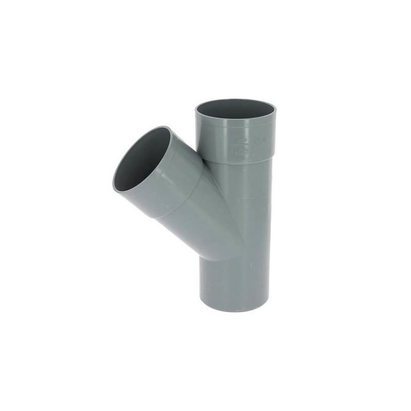 TE PVC EGAL 45° EVACUATION MF A COLLER