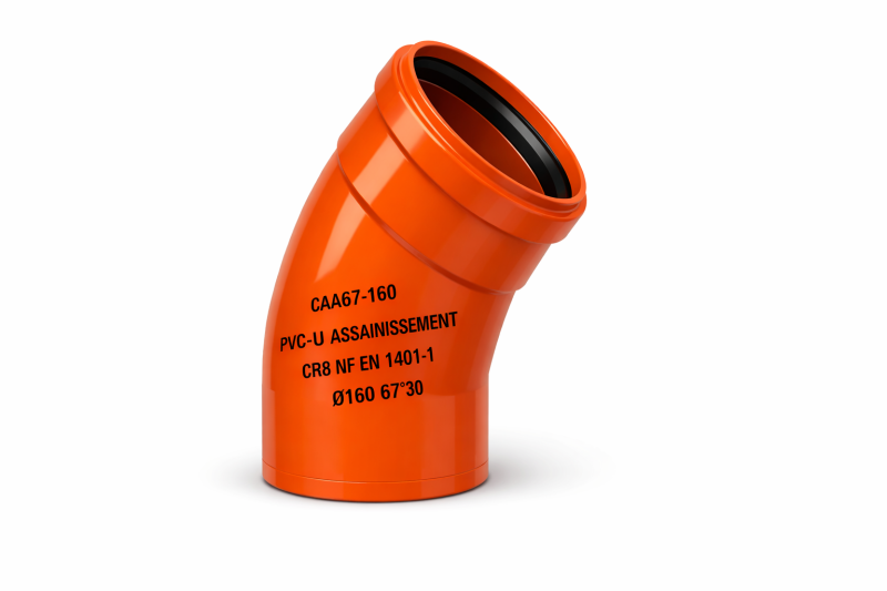 [CAA67-110] COUDE PVC ASSAINISSEMENT 67°30 FF JOINT ( CAA67 ) (COUDE PVC ASSAINISSEMENT 67°30 FF JOINT ( CAA67 ) — 110)