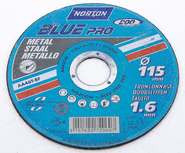 [DISGCA-115] DISQUE A MEULER - GENERIQUE (115x6x22.23)