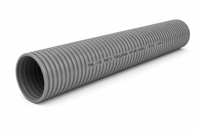 TUBE PVC ANNELE D'EVACUATION ( TPA )