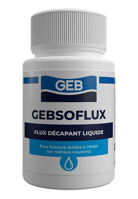 [GEBSOFLUX] FLUX POUR  BRASURE TENDRE DES METAUX COURANTS - GEBSOFLUX -Bte de