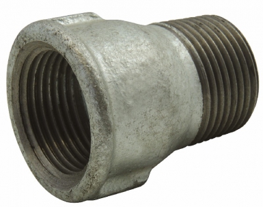 [529A-25] MANCHON EGAL MALE/FEM. GALVA (1")