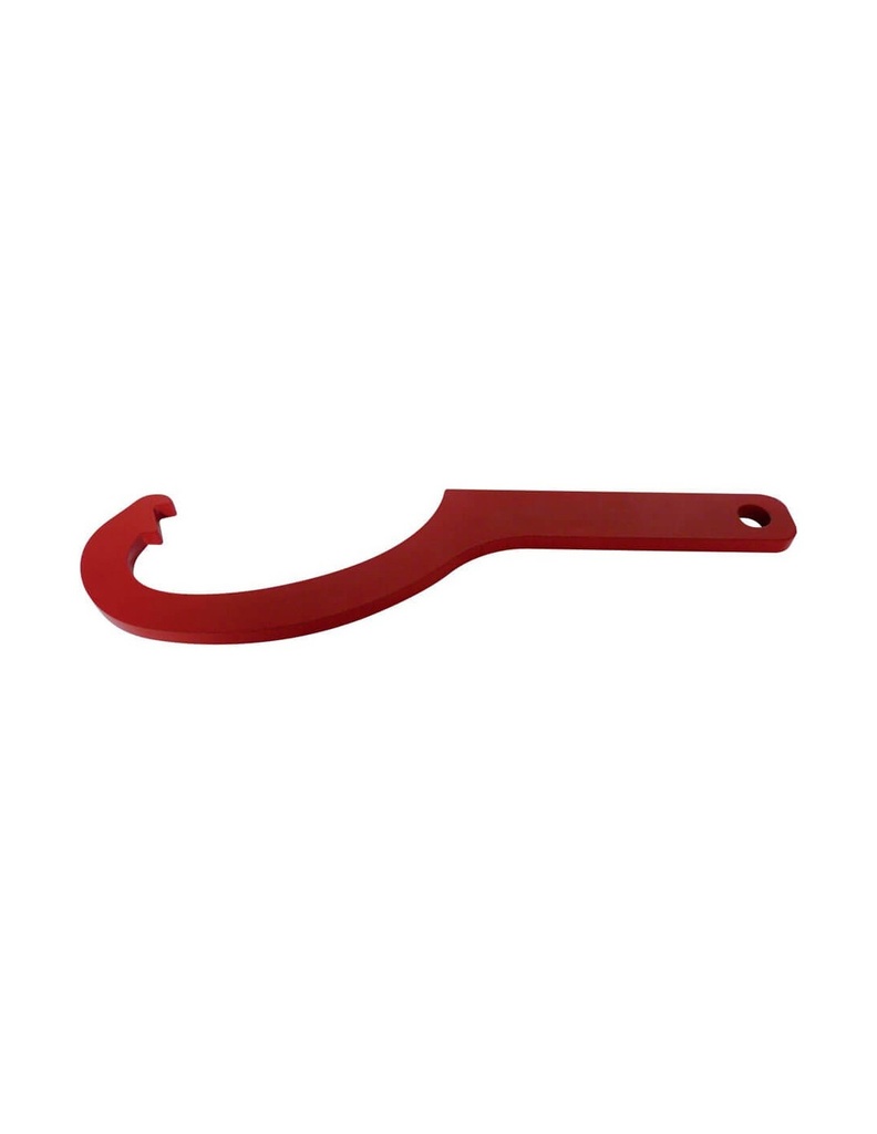 CLE TRICOISE SIMPLE ACIER RENFORCE REVETUE EPOXY ROUGE Ø65-150 MM