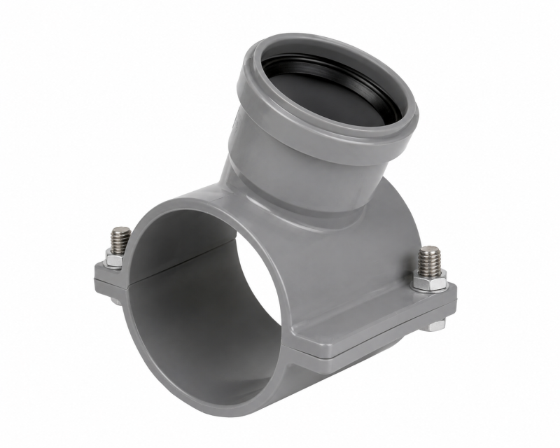 SELLE DE BRANCHEMENT PVC 90° FF A COLLER