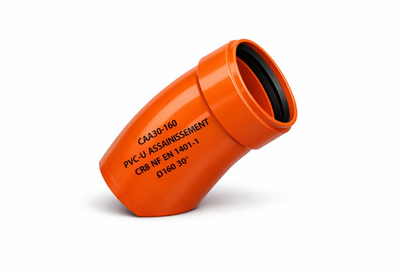 [CAA30-110] COUDE PVC ASSAINISSEMENT 30° FF A JOINT ( CAA30 ) (COUDE PVC ASSAINISSEMENT 30° FF A JOINT ( CAA30 ) — 110)