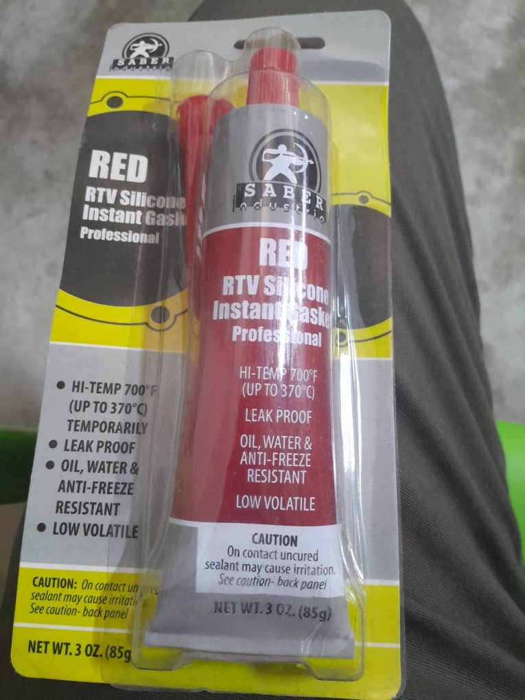 [SILI-RTV] JOINT INSTANTANE EN SILICONE ROUGE RTV PROFESSIONNEL - HAUTE TEMPERATURE