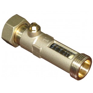 [AZT36089-1'' DN15 DB8-38L/Min] DÉBITMÈTRE MÂLE / FEMELLE ÉCROU TOURNANT (1'' DN15 DB8-38L/Min)