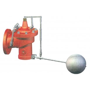 [RF3242-100] ROBINET A FLOTTEUR INOX 304 COMPENSE D'EQUERRE A BRIDE PN10 (DN 100)