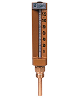 [TIBD150100--3050] THERMOMETRE INDUSTRIEL A BOITIER DROIT HAUTEUR 150M LONGUEUR 100mm MODELE MOYEN (-30 à +50°C)
