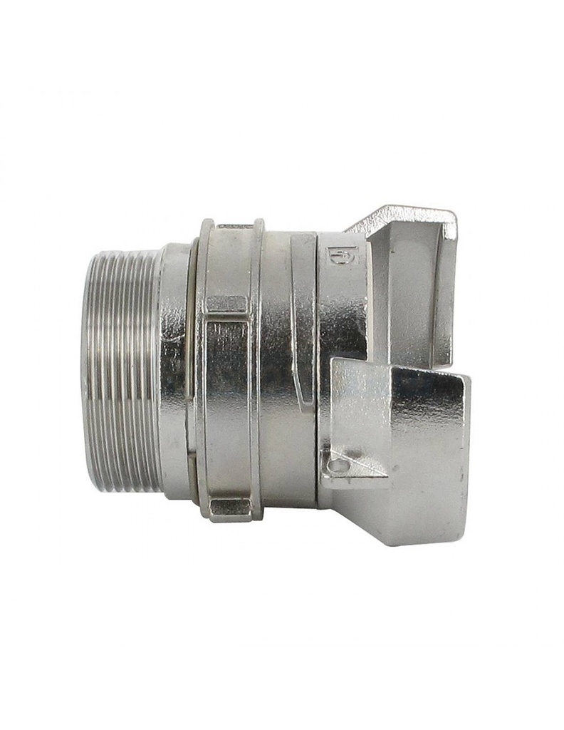 [DRSYIN1M-32] DEMI-RACCORD SYMETRIQUE A VERROU - INOX - MALE BSP (DN 32)