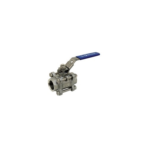 VANNE ABS INOX 3 PIÈCES À PASSAGE INTÉGRAL - FEMELLE / FEMELLE DN32