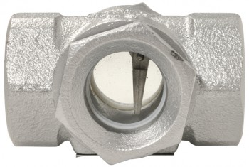 [VOY11103-40] VOYANT DE RETOUR CONDENSAT - CONTROLEUR DE CIRCULATION ACIER NOIR - FEMELLE BSP (DN 40)