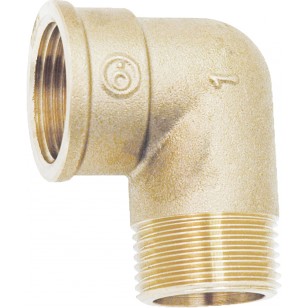 [90 L- 25] RACCORD LAITON A VISSER-COUDE 90°MALE/FEMELLE (1)