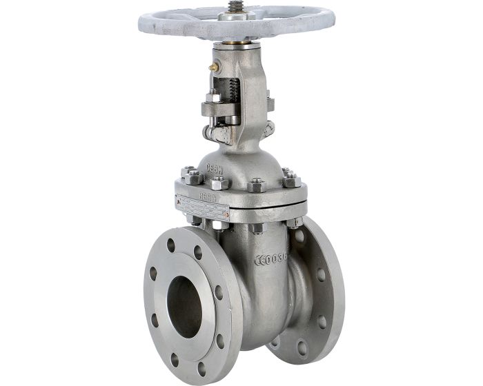 [OPERCIN-100] ROBINET VANNE A OPERCULE INOX DIN COURT A BRIDES PN16 (DN 100)