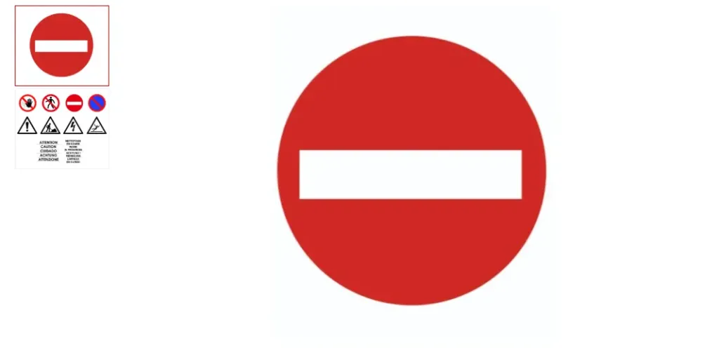 [APS01-100] AUTOCOLLANT ET PANNEAU DE SIGNALISATION (Ø 100)