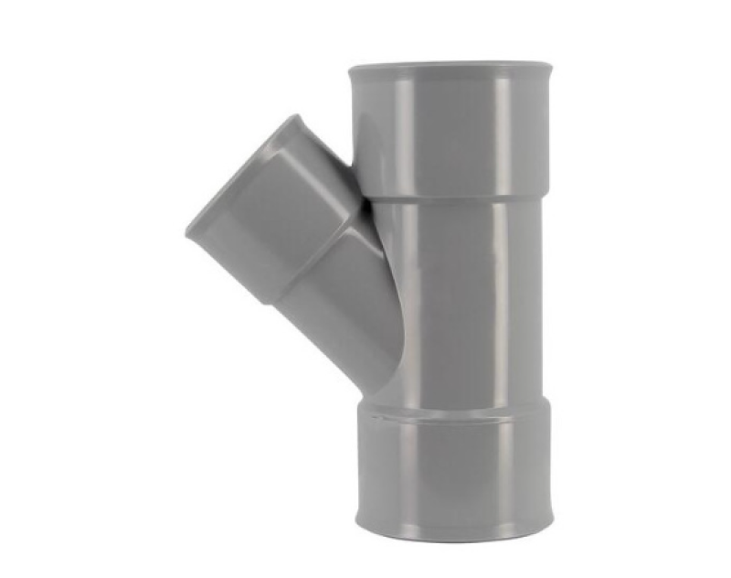 TE PVC REDUIT 45° EVACUATION FF A COLLER