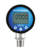 [MAE9000-0250] MANOMÈTRE DIGITAL BOITIER POLYCARBONATE Ø76.5 - PROTECTION IP65 - RACCORD VERTICAL 1/5" (M 16x60)