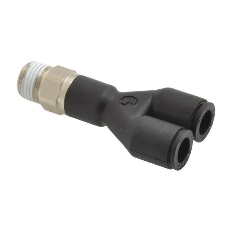 [RT-YM-6/01] RACCORD INSTANTANÉ Y ORIENTABLE À PIQUAGE MÂLE BSP (M 27X60)