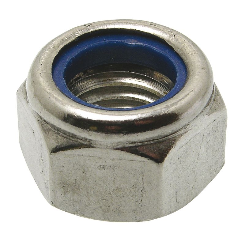 [EFREIN2-27] ECROU AUTOBLOQUANT - H ACIER ZINGUE - BAGUE NYLON-DIN 985 - CLASSE 8 (M 5x60)