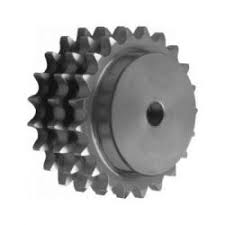 [12B3-Z15] PIGNON TRIPLE AVEC MOYEUX ISO 12B3 -3/4” x 7.16” PAS  19.05 x 11.68mm A  ALÉSER (15 dents)