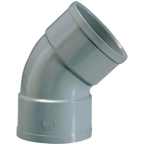 [NIC500-32] COUDE PVC FF SIMPLE - ANGLE 45° (DN 80)