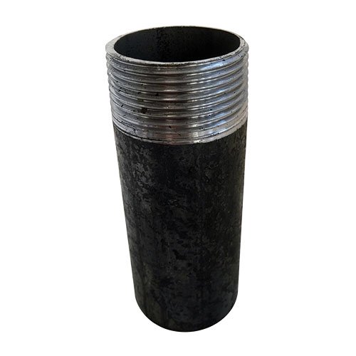 [EMB111-100] DEMI-BOBINE NOIRE MALE A VISSER T10 L100 ( EMBOUT FILETE) (DN 100)