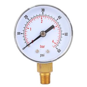 [MANABBMS638RV-04] MANOMETRE BIMETALLIQUE  A BAIN Ø 63 - RACCORD VERTICAL 1/4" (M 22X150)