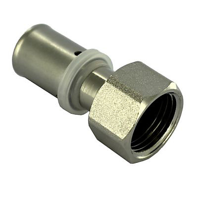 [ECLS1-1612] RACCORD A ECROU LIBRE A SERTIR POUR TUBE PER - NICKELE (M 5X35)