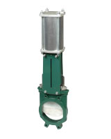 [VGBPD-150] VANNE A GUILLOTINE BIDIRECTIONNELLE A VERIN PNEUMATIQUE DOUBLE EFFET (DN 150)