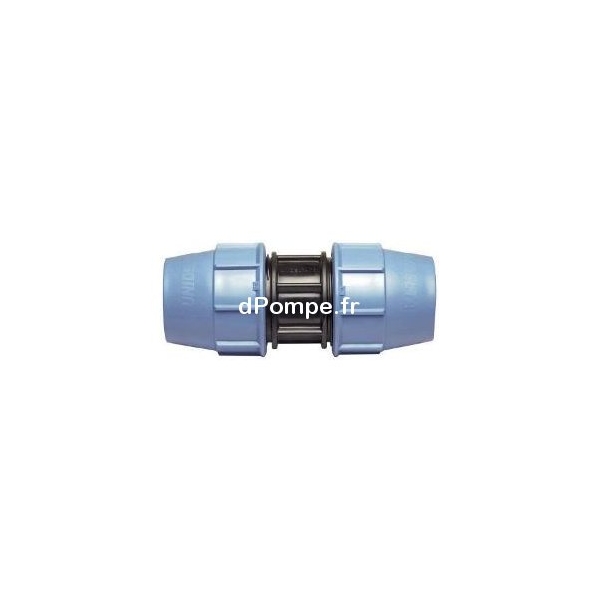 [UMC63] MANCHON DE REPARATION PN 16 coulissant, sans butée pour tube PEHD (Ø 63)