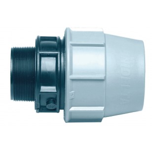 [ADPEHDC-3232-B] ADAPTATEUR MALE EN POLYPROPYLÈNE POUR TUBE PEHD (DN 25)