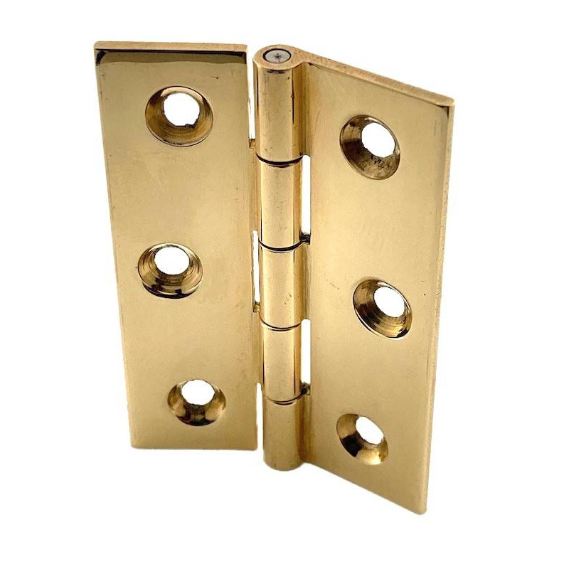 [CHL90-607] CHARNIERE LAITON ETIRE - BROCHE INOX (DN 50)