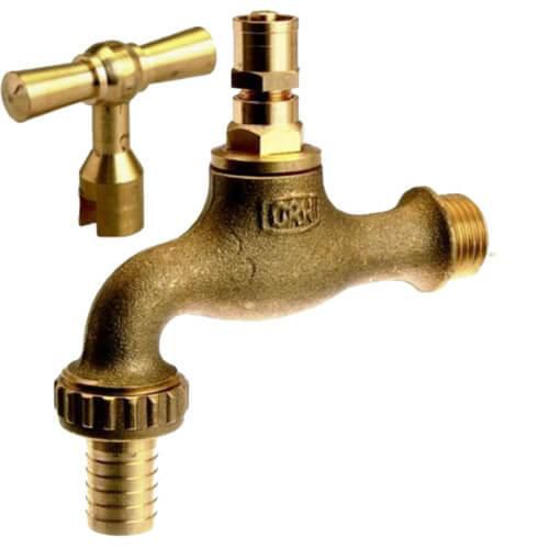 [AZT39256-1"] ROBINET DE PUISAGE - A CLE - LAITON (1")