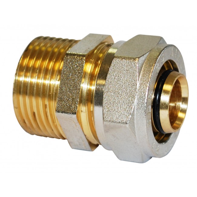 [UMCPER-1521] UNION MALE A COMPRESSION POUR TUBE PEX MULTICOUCHE (40x40x1.5)