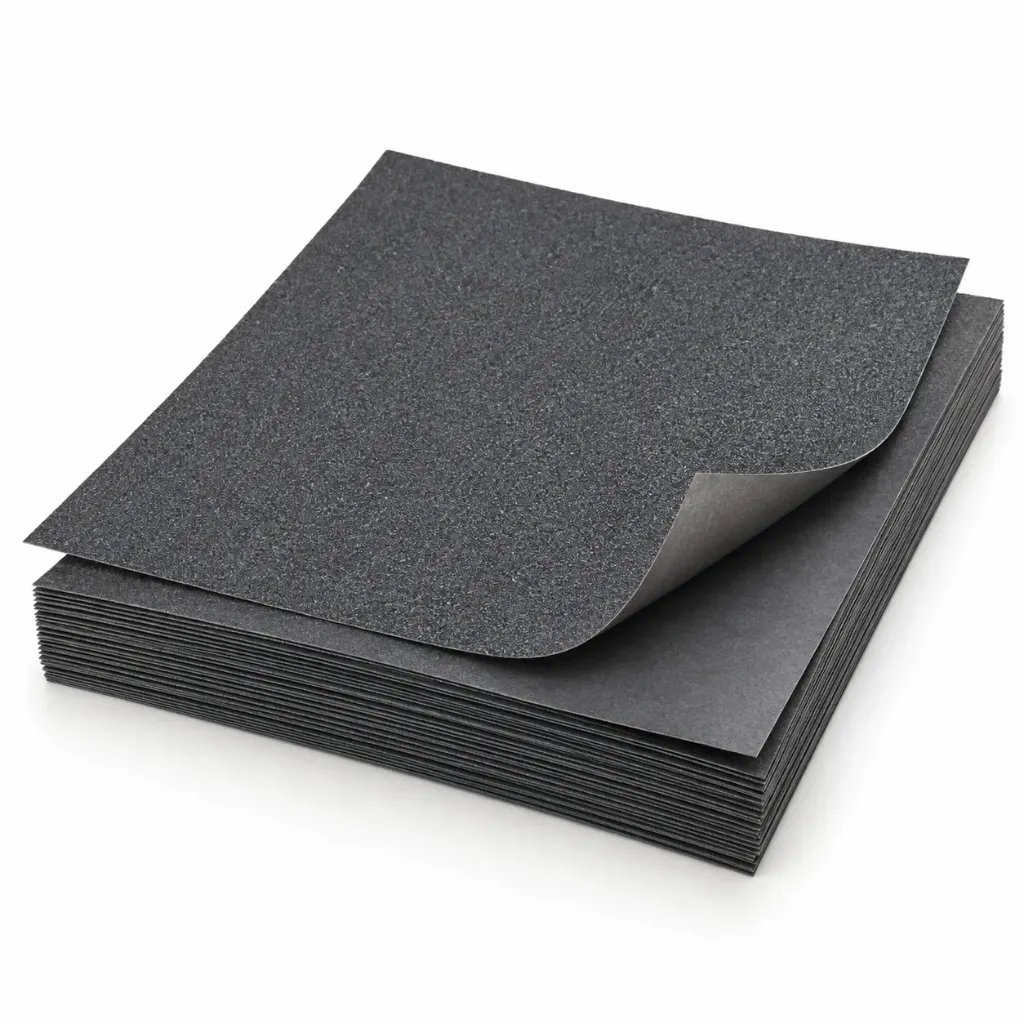 FEUILLE ABRASIVE IMPERMÉABLE AU CARBURE DE SILICIUM – 230 × 280 MM - BOÎTE DE 50 FEUILLES