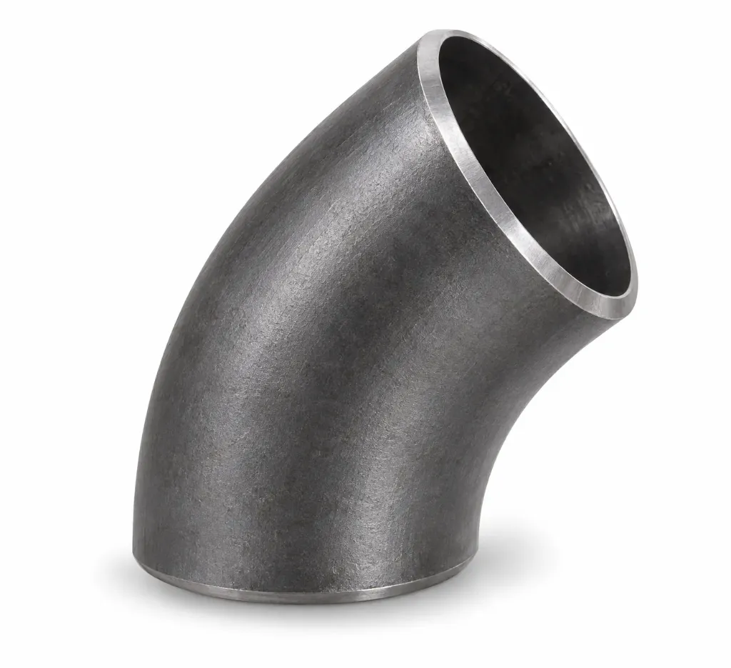 COUDE ACIER NOIR A 45° SCH20