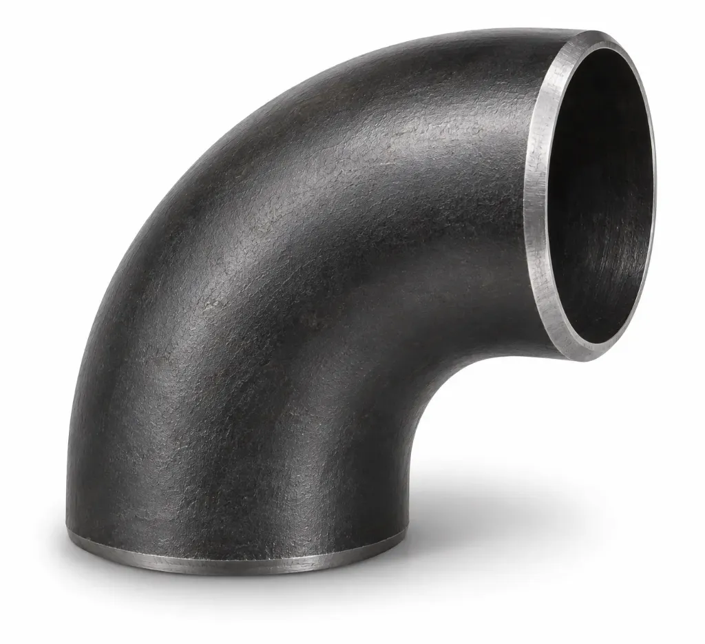 COUDE A SOUDER 90° - LR 1D ACIER CARBONE ASTM A234 WPB - SCH40 ASME B16.9
