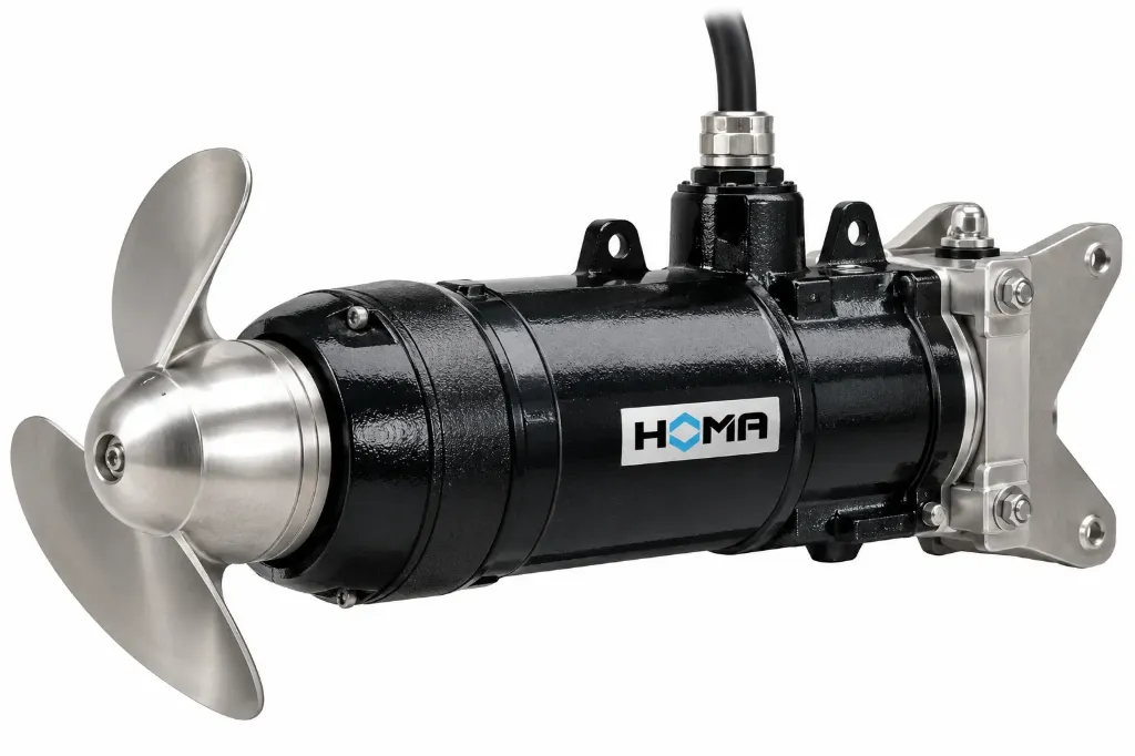 [ASHRS20-0400] AGITATEUR SUBMERSIBLE HOMA – SÉRIE HRS (HRS20/8-400-204/C-M80 EX)