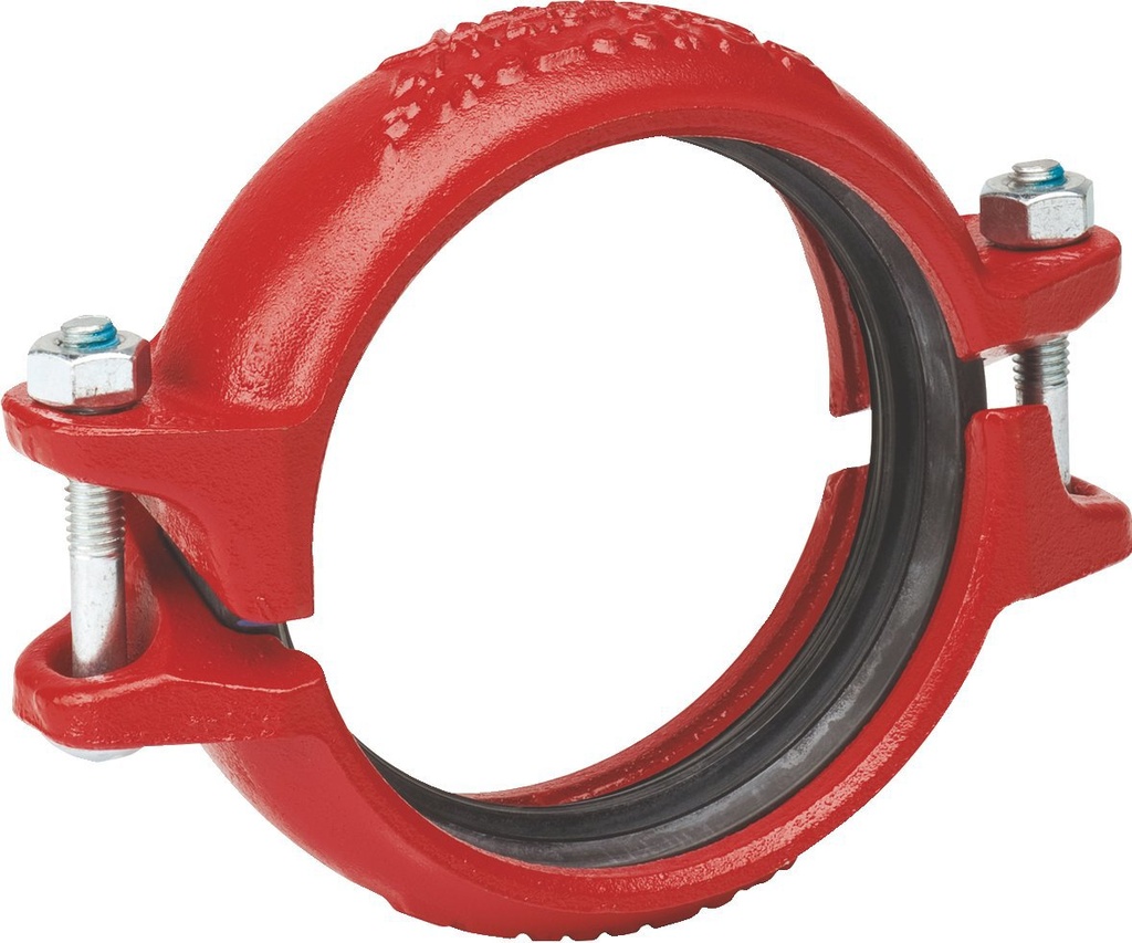 COLLIER DE SERRAGE FIRELOCK VICTAULIC GALVA / EPDM - ROUGE