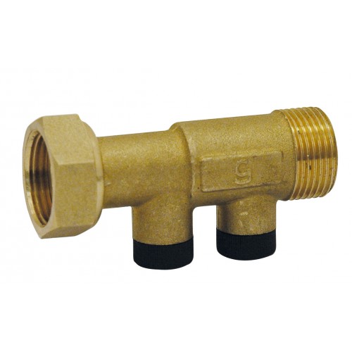 [CAPFFBP20] CLAPET ANTIPOLLUTION FEMELLE/FEMELLE 3/4'' AVEC  BOUCHONS POLYAMIDE