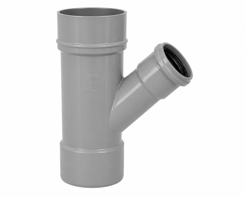 [9319] CULOTTE PVC REDUIT 45° EVACUATION MF A COLLER