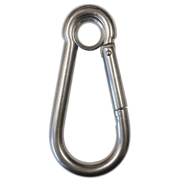 [5263-10] MOUSQUETONS A ŒIL « Forme poire » - INOX AISI 316 (10 x 13 x 100)